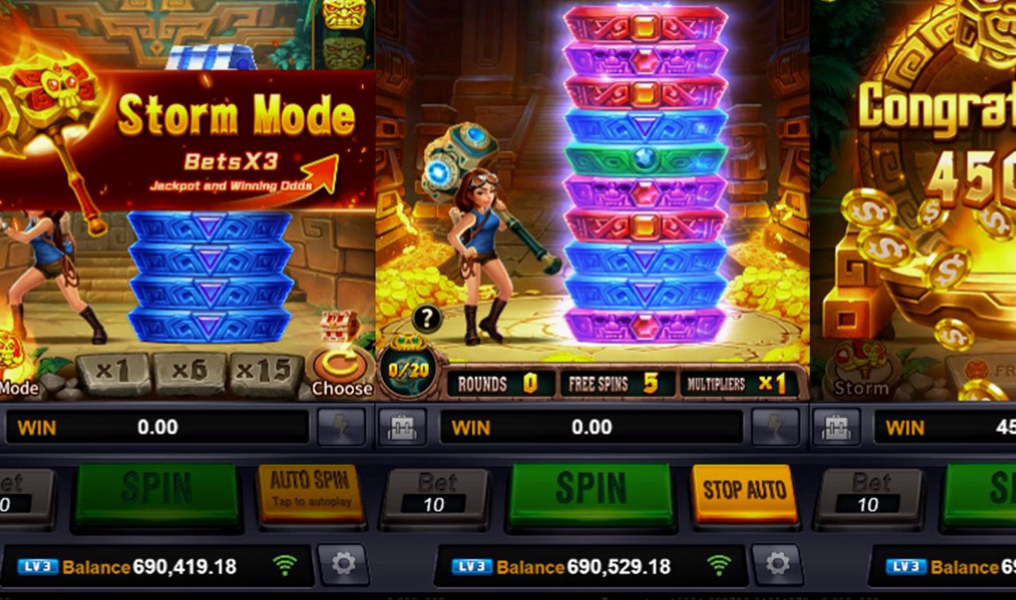 SECRET TREASURE · Tangkapan Layar Aplikasi MASUKTOTO